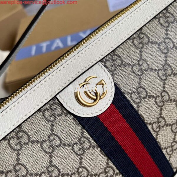 Replica Gucci 674096 Ophidia large shoulder bag White 6