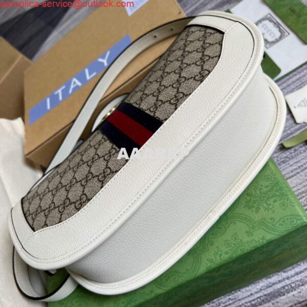 Replica Gucci 674096 Ophidia large shoulder bag White 8