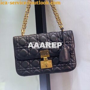 Replica Dior DiorAddict Flap Bag with with Sliding Chain in Cannage La