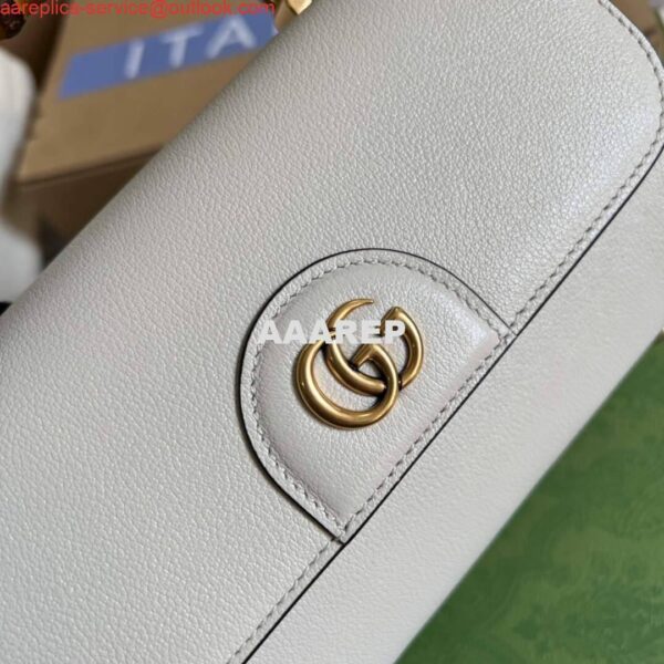 Replica Gucci 675794 GG Small Top Handle Bag With Bamboo Beige 6