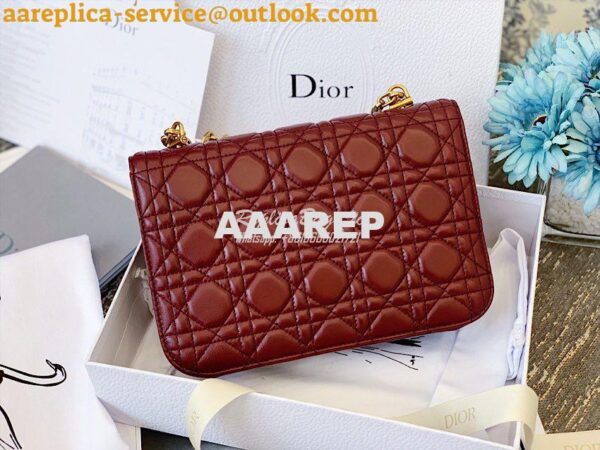 Replica Dior DiorAddict Flap Bag with with Sliding Chain in Cannage La 14