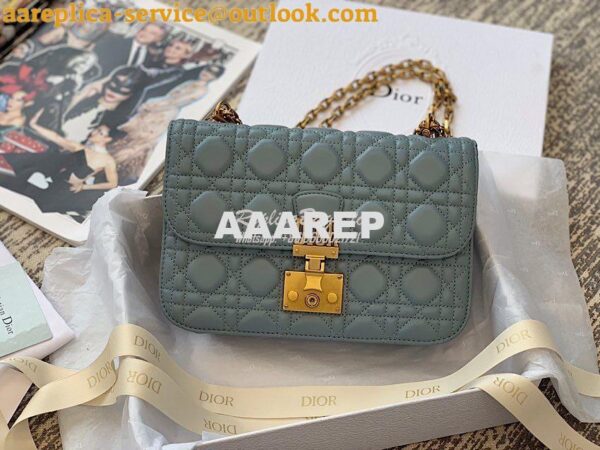 Replica Dior DiorAddict Flap Bag with with Sliding Chain in Cannage La 3