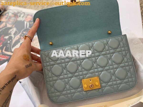 Replica Dior DiorAddict Flap Bag with with Sliding Chain in Cannage La 10