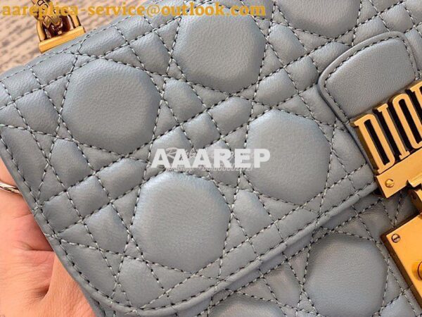 Replica Dior DiorAddict Flap Bag with with Sliding Chain in Cannage La 12