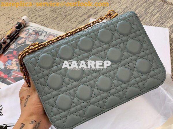 Replica Dior DiorAddict Flap Bag with with Sliding Chain in Cannage La 13