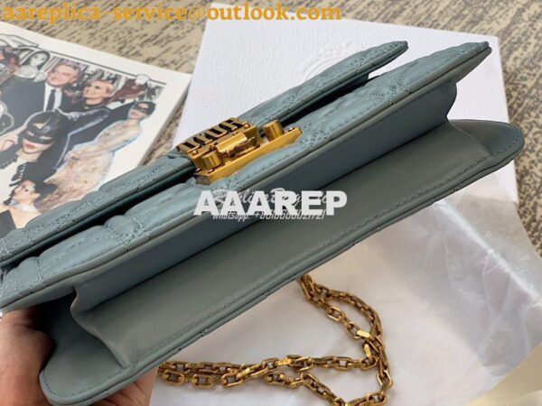 Replica Dior DiorAddict Flap Bag with with Sliding Chain in Cannage La 14