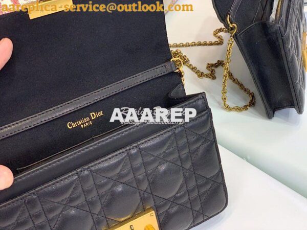 Replica Dior Dioraddict Wallet On Chain Cutch Black 12
