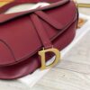 Replica Dior M0446 Dior Saddle Bag M0447 White Ultramatte Calfskin