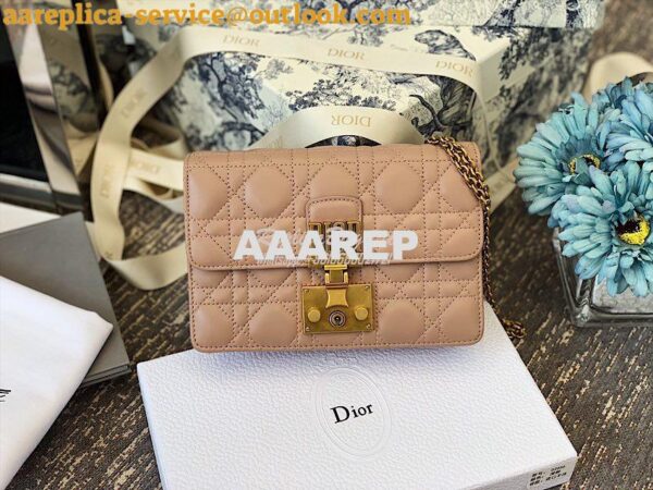 Replica Dior Dioraddict Wallet On Chain Cutch Nude
