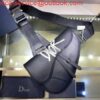 Replica Dior M0446 Saddle Dior Oblique Pouch Belt M928 Navy Blue 2