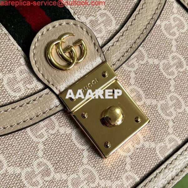 Replica Gucci 696180 Ophidia GG Mini Shoulder Bag Beige 6