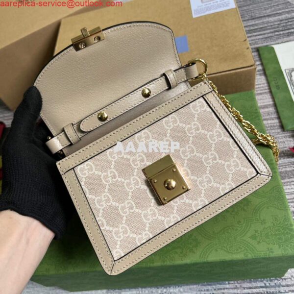 Replica Gucci 696180 Ophidia GG Mini Shoulder Bag Beige 9