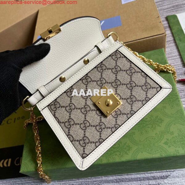 Replica Gucci 696180 Ophidia GG Mini Shoulder Bag White 8