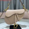 Replica Dior M0455 Saddle Bag With Strap Pink Cross-Stitch Embroidery 2