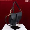 Replica Dior M0455 Saddle Bag With Strap Pink Grained Calfskin