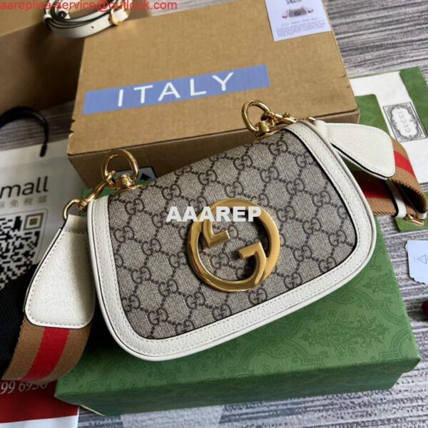 Replica Gucci 698643 Gucci Blondie mini bag White 5