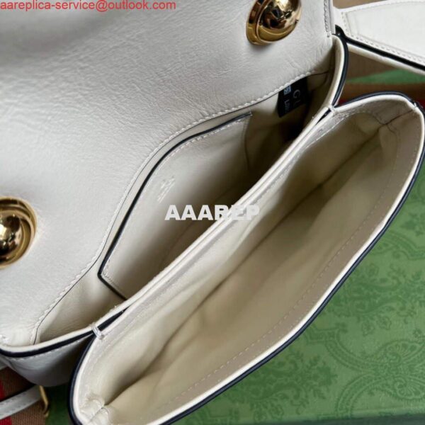 Replica Gucci 698643 Gucci Blondie mini leather bag White 9