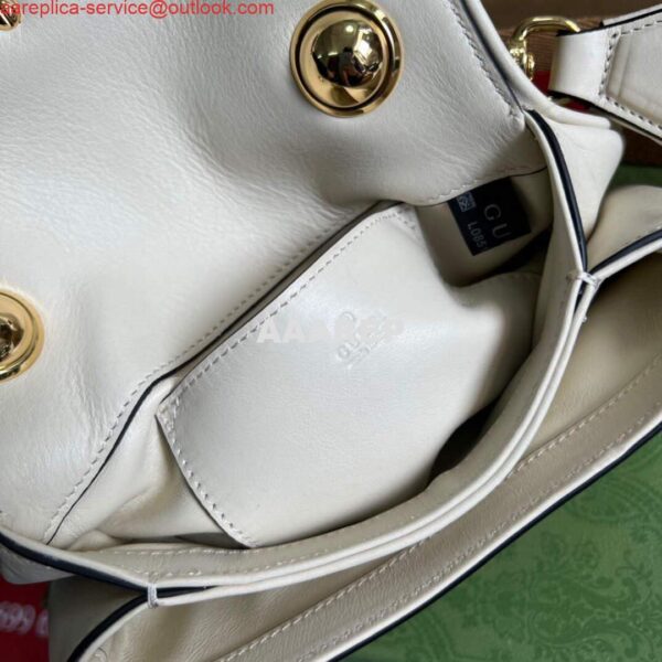 Replica Gucci 698643 Gucci Blondie mini leather bag White 10