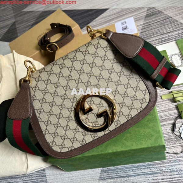 Replica Gucci 699210 Medium Shoulder Bag With Round Interlocking G 5