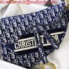 Replica Dior M0446 Dior Saddle Bag Blue Dior Oblique Jacquard 2