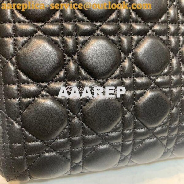 Replica Dior Lady Dior Flap Cover Medium Quilted in Cannage Lambskin L 8