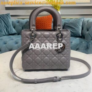 Replica Dior Lady Dior Flap Cover Medium Quilted in Cannage Lambskin L