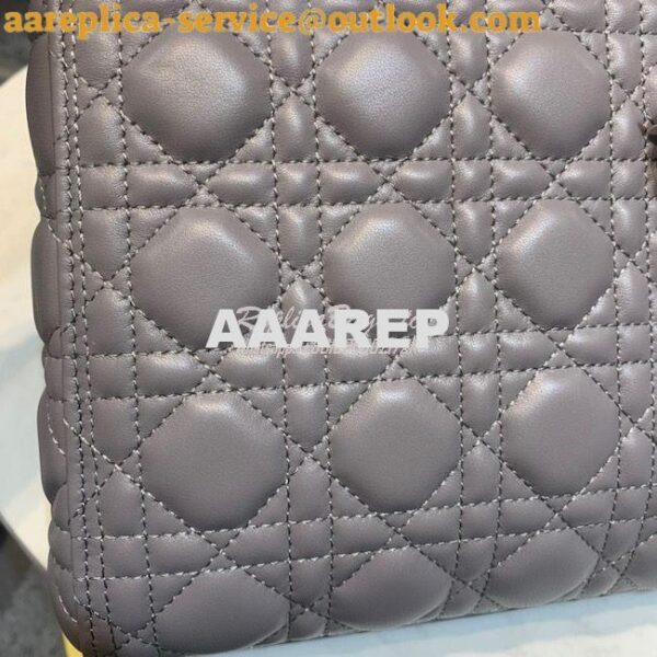 Replica Dior Lady Dior Flap Cover Medium Quilted in Cannage Lambskin L 8