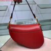 Replica Dior M0446 Dior Saddle Bag M0447 Red Grained Calfskin 2