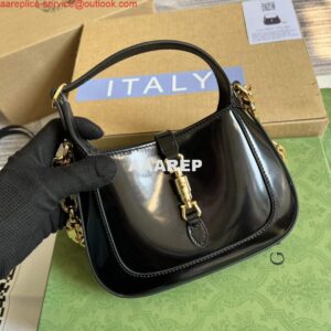 Replica Gucci 699651 Jackie 1961 Mini Shoulder Bag Black 2