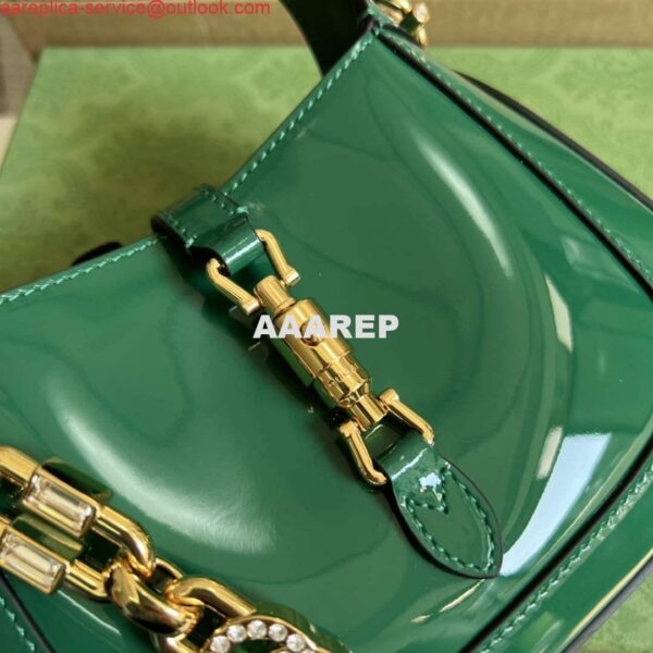 Replica Gucci 699651 Jackie 1961 Mini Shoulder Bag Green 4