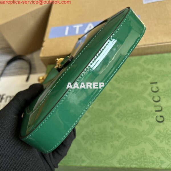 Replica Gucci 699651 Jackie 1961 Mini Shoulder Bag Green 5