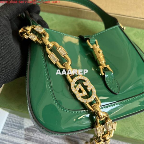 Replica Gucci 699651 Jackie 1961 Mini Shoulder Bag Green 7