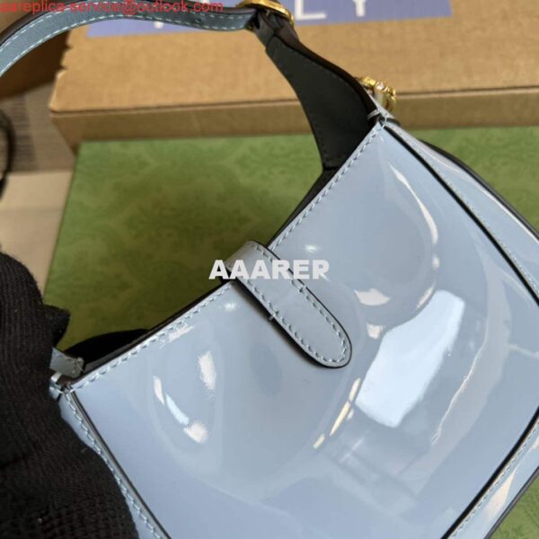 Replica Gucci 699651 Jackie 1961 Mini Shoulder Bag Light blue 5