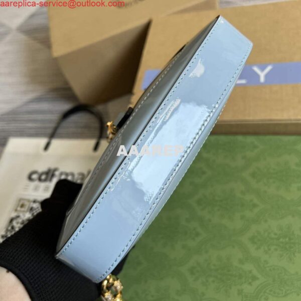 Replica Gucci 699651 Jackie 1961 Mini Shoulder Bag Light blue 10