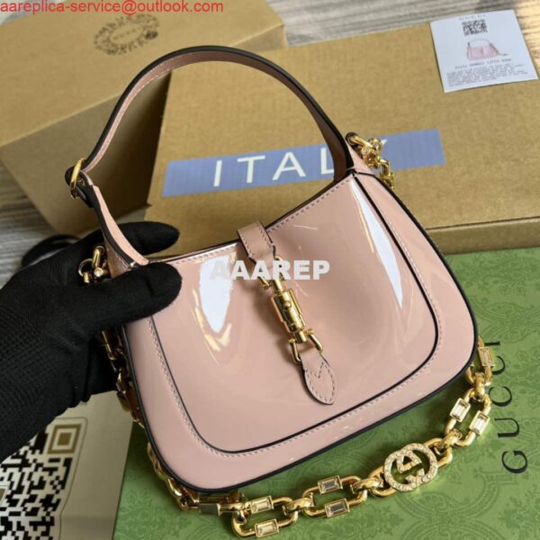 Replica Gucci 699651 Jackie 1961 Mini Shoulder Bag Pink 4