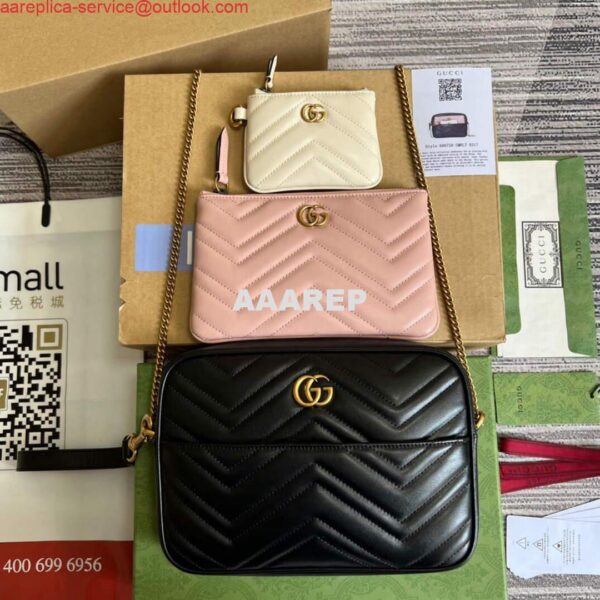 Replica Gucci 699758 Double G multi-use mini bag Black 8