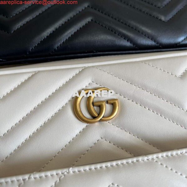 Replica Gucci 699758 Double G multi-use mini bag White 8