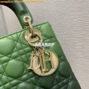 Replica Dior Lady Dior My ABCdior Bag Avocado Gradient Cannage Lambski 2