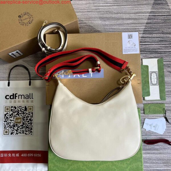 Replica Gucci 702823 Gucci Attache large shoulder bag White 3