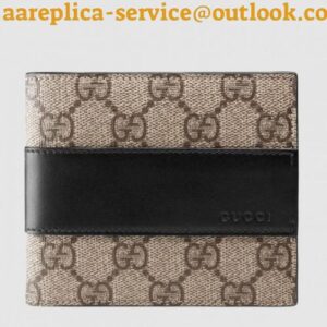 Replica Gucci Eden GG Supreme Bi-fold Wallet