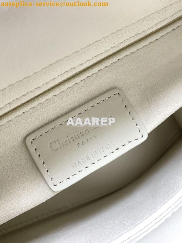 Replica Dior Lady Dior My ABCdior Bag in Latte Ultramatte Cannage Calf 10