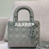 Replica Dior Lady Dior My ABCdior Bag Pink Gradient Cannage Lambskin M 2