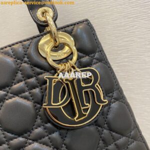 Replica Dior Lady Dior My ABCdior Lambskin Bag with Tonal Enamel Charm 2