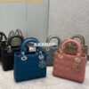 Replica Dior Lady Dior My ABCdior Lambskin Bag with Tonal Enamel Charm 2