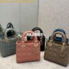 Replica Dior Lady Dior My ABCdior Lambskin Bag with Tonal Enamel Charm 2