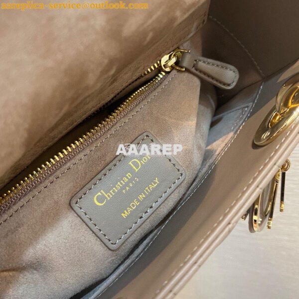 Replica Dior Lady Dior My ABCdior Lambskin Bag with Tonal Enamel Charm 10