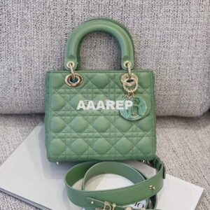 Replica Dior Lady Dior My ABCdior Lambskin Bag with Tonal Enamel Charm