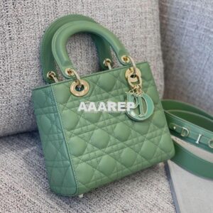 Replica Dior Lady Dior My ABCdior Lambskin Bag with Tonal Enamel Charm 2