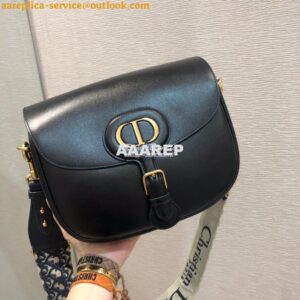 Replica Dior Large Bobby Bag Black Box Calfskin M9320U 2