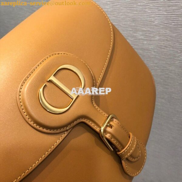 Replica Dior Large Bobby Bag Camel Box Calfskin M9320U 8